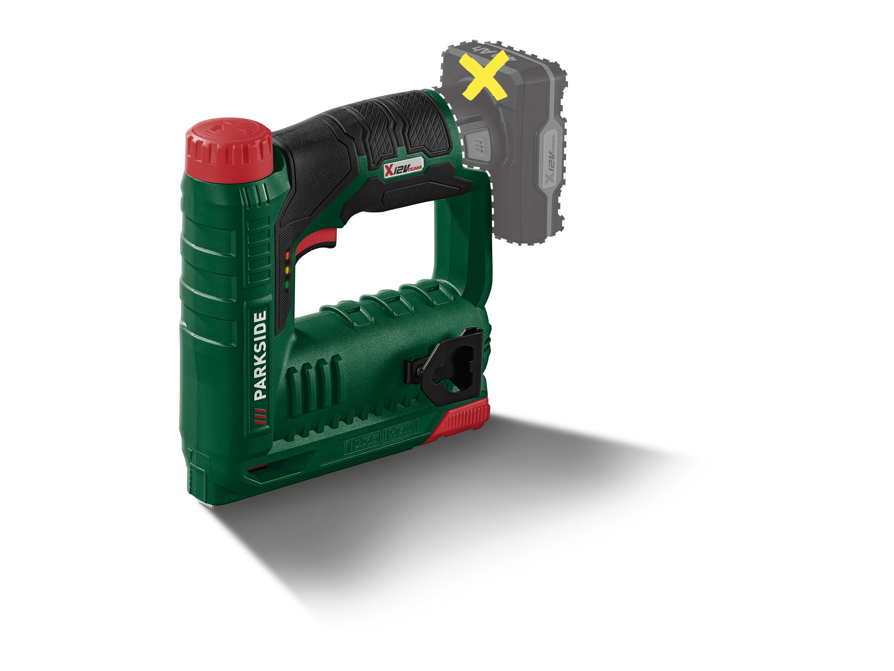 PARKSIDE® Agrafeuse sans fil  PAT 12 B2, 12 V
