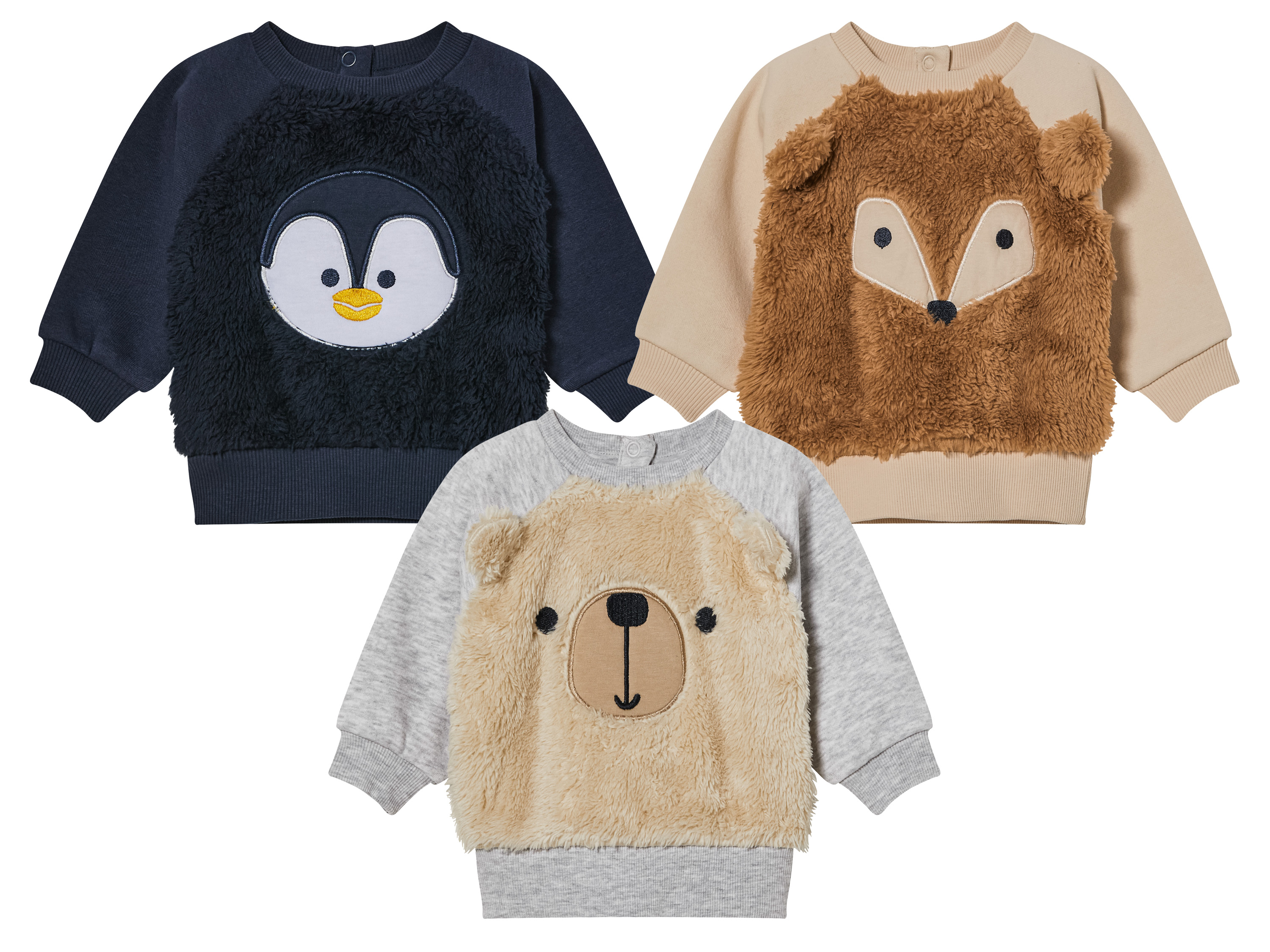 lupilu® Pull en peluche bébé