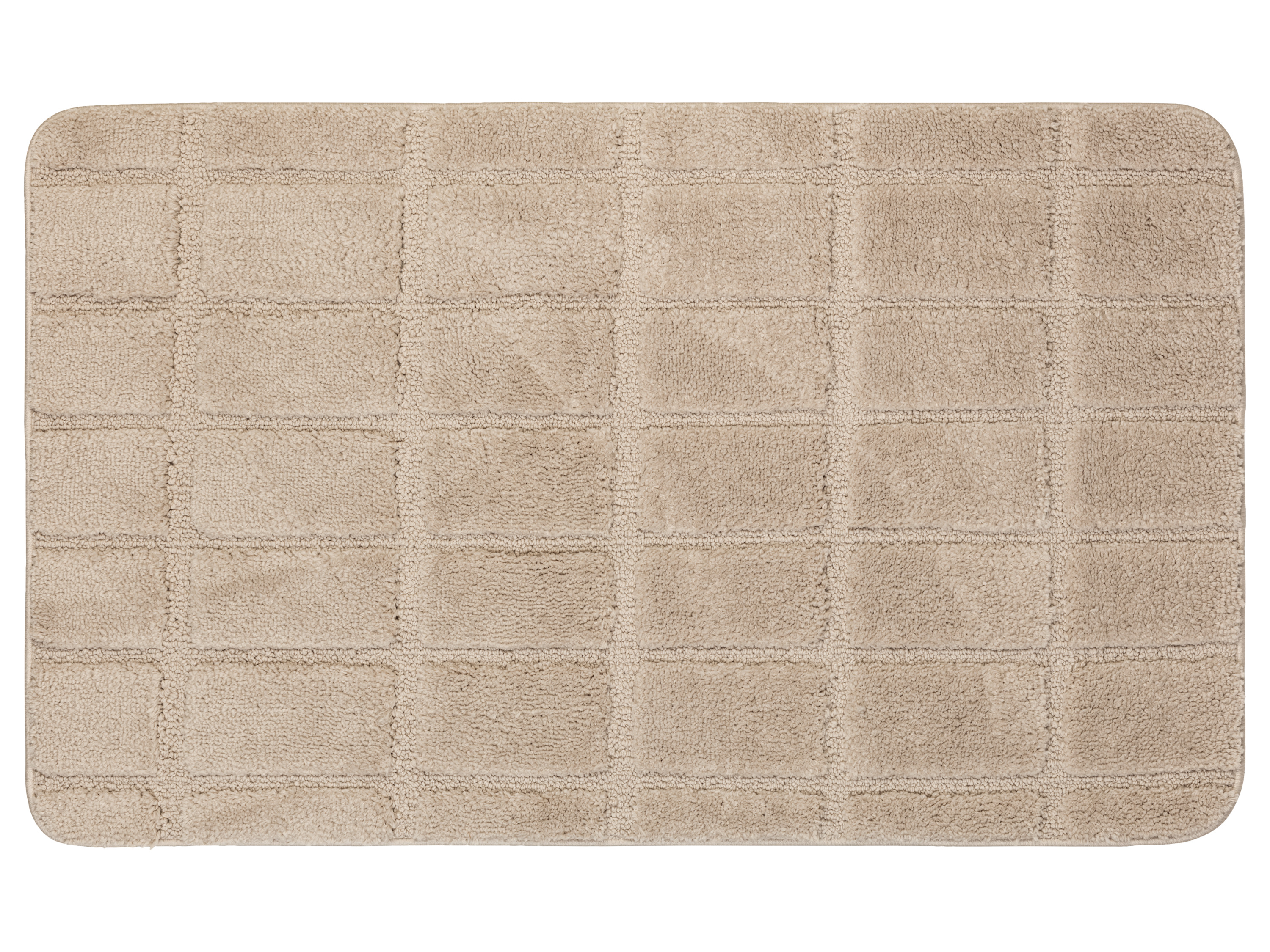 LIVARNO home Tapis de bain, 60 x 100 cm (beige)