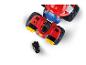 Voiture jouet CARRERA Mario Kart™ avec compartiment à piles ouvert et couvercle à côté