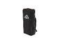 Sac de sport noir avec liserés orange et logo blanc