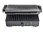 Un grill noir de la marque 'Chef's Choice' avec un contrôle de température et des voyants lumineux.
