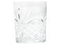 Verre à whisky, cristal taillé, design élégant.