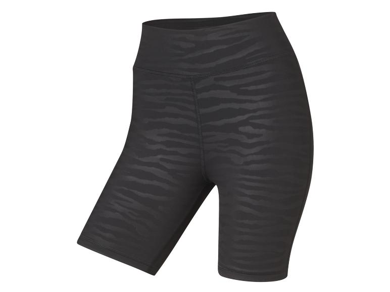 Leggings de sport noirs à rayures