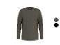 T-shirt gris à manches longues pour homme, avec options de couleur.