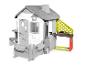 Maisonnette Smoby avec cuisine et accessoires pour enfants.