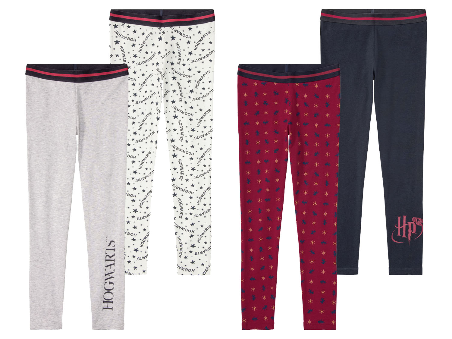 Lot de 2 leggings Harry Potter fille