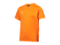 T-shirt Crivit orange à manches courtes.