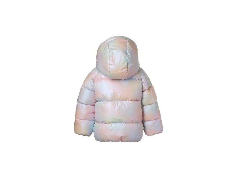 Doudoune thermique enfant LUPILU®, irisée, couleurs arc-en-ciel, vue arrière