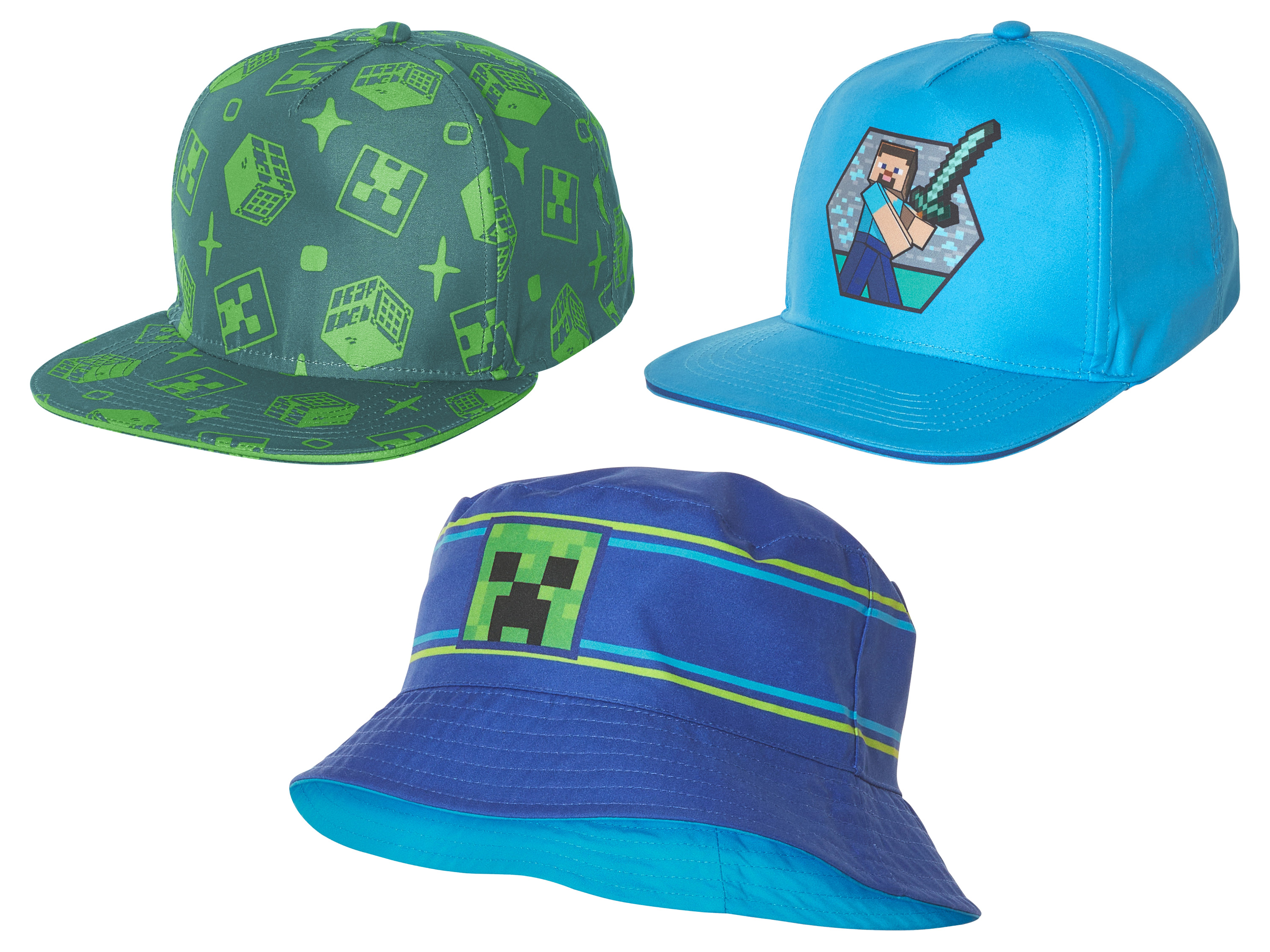 Casquette/Chapeau de pêcheur Minecraft Bob/Casquette enfant Minecraft
