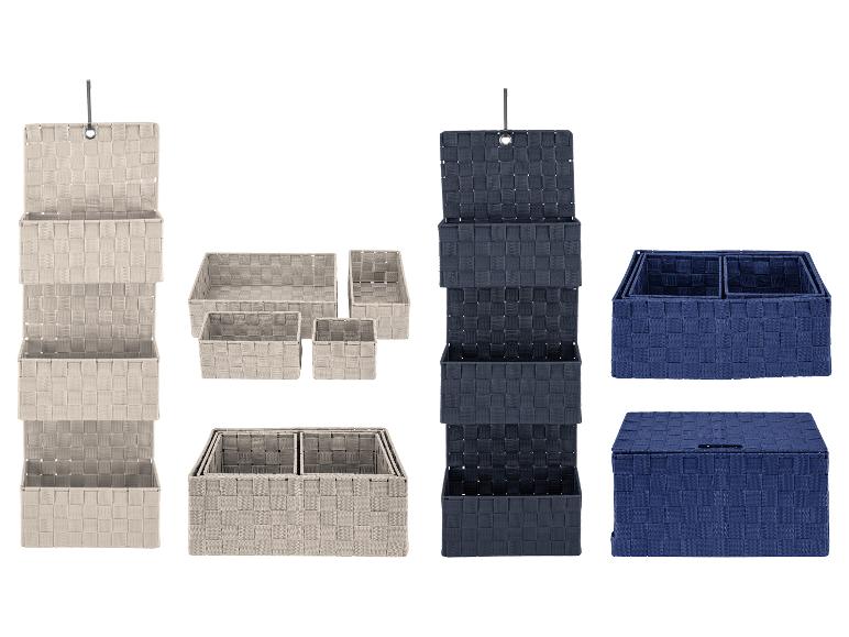 LIVARNO home Étagère à suspendre, panier de rangement, organisateur ou panier avec couvercle