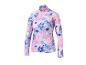 Chemise à manches longues avec imprimé floral rose et bleu