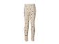Legging enfant beige à cœurs noirs