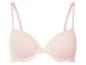 Soutien-gorge rose clair, lingerie féminine.