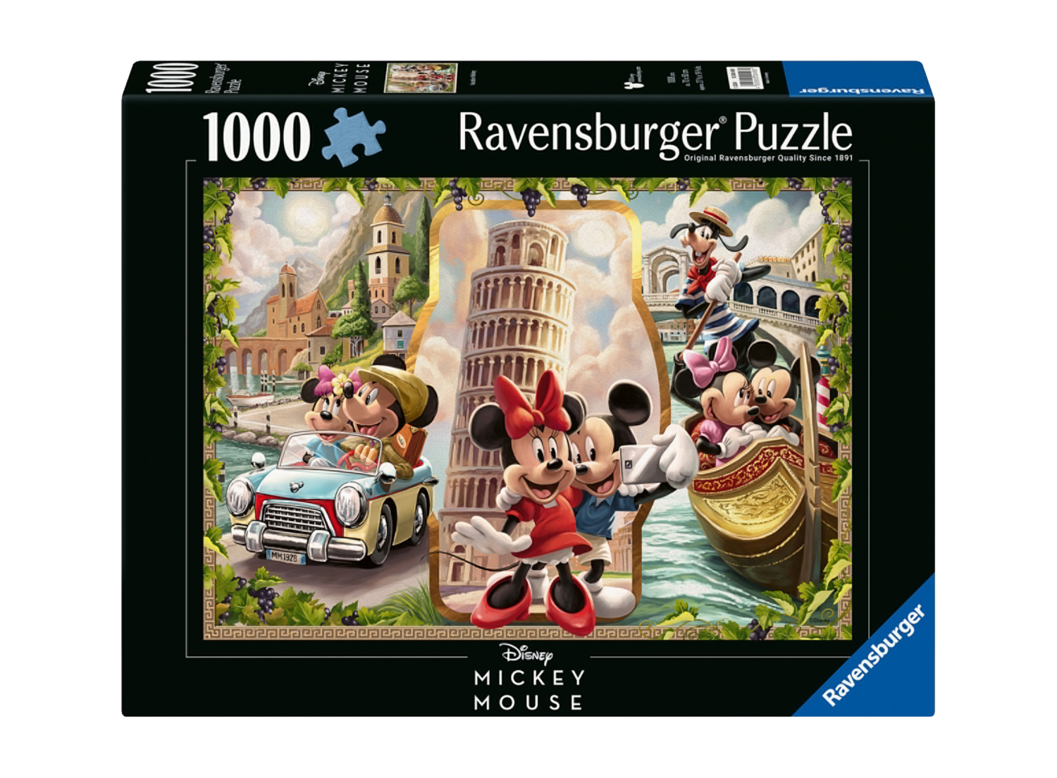 RAVENSBURGER Puzzle 1000 pièces (Mickey et Minnie en vacances)