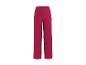 Pantalon large femme rouge foncé