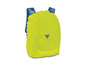 Une housse de pluie jaune pour un sac à dos.