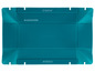 Une planche à découper Coox Wunderform turquoise.