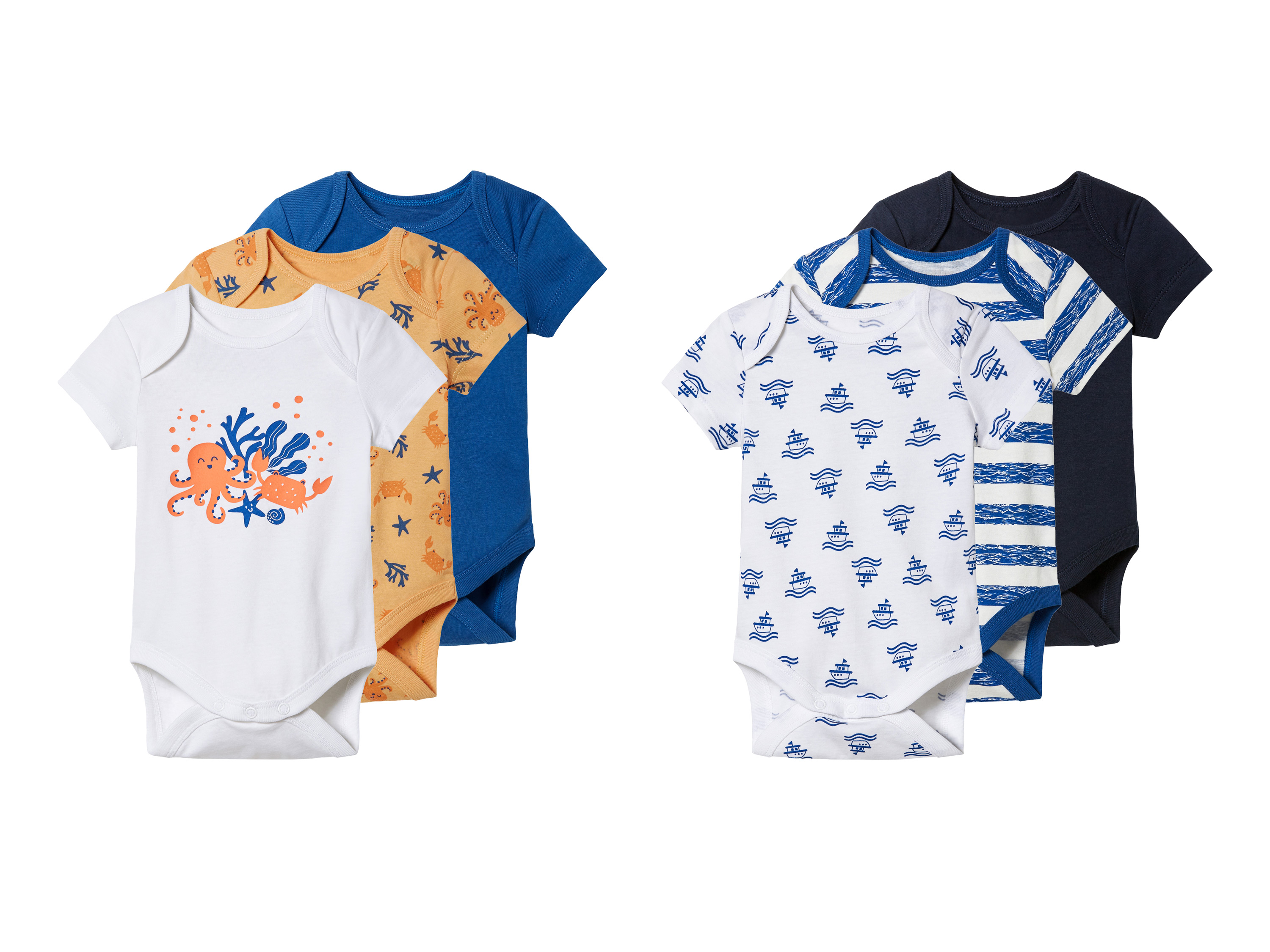 lupilu® Set de 3 bodies bébé