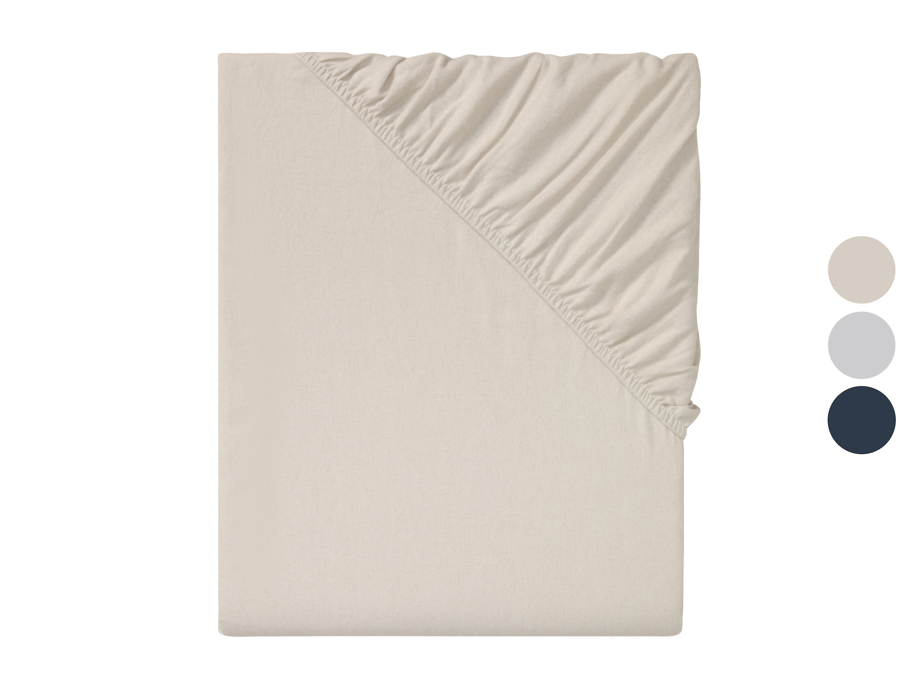 LIVARNO home Drap-housse en flanelle, 180-200 x 200 cm