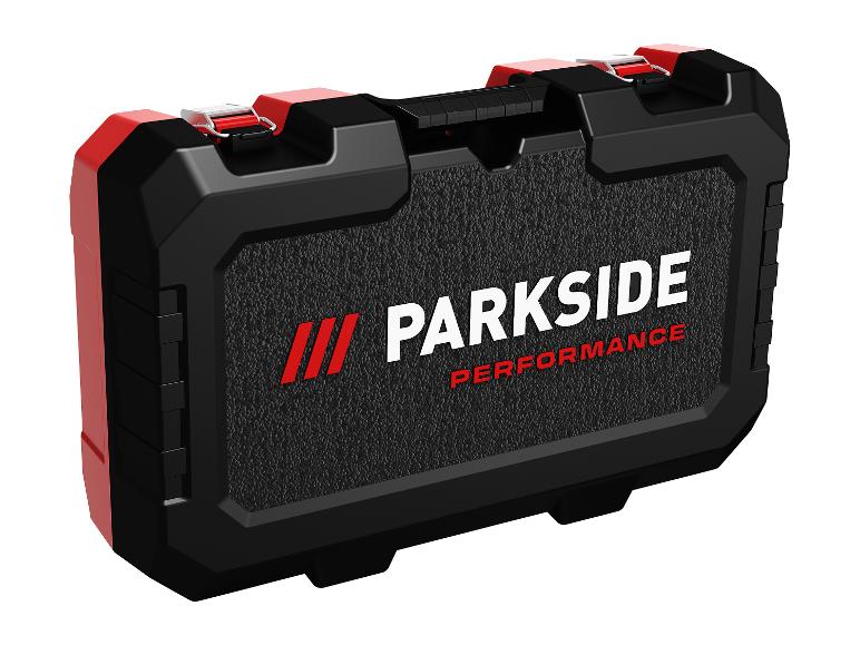 Boîte à outils noire et rouge avec texte blanc et rouge, sur fond blanc.