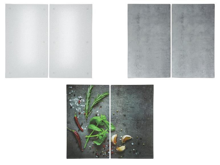 SILVERCREST Couvre-plaques de cuisson en verre