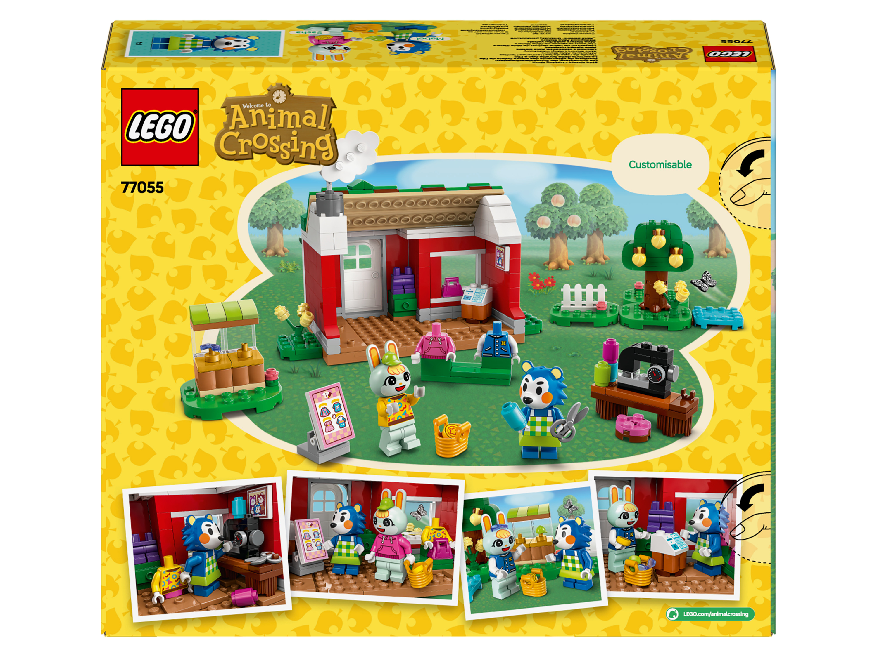 LEGO® Animal Crossing™ 77055 Boutique de vêtements des sœurs Doigts de Fée