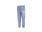 Pantalon de jogging bleu clair pour enfants avec illustration d'Elsa et fleurs.