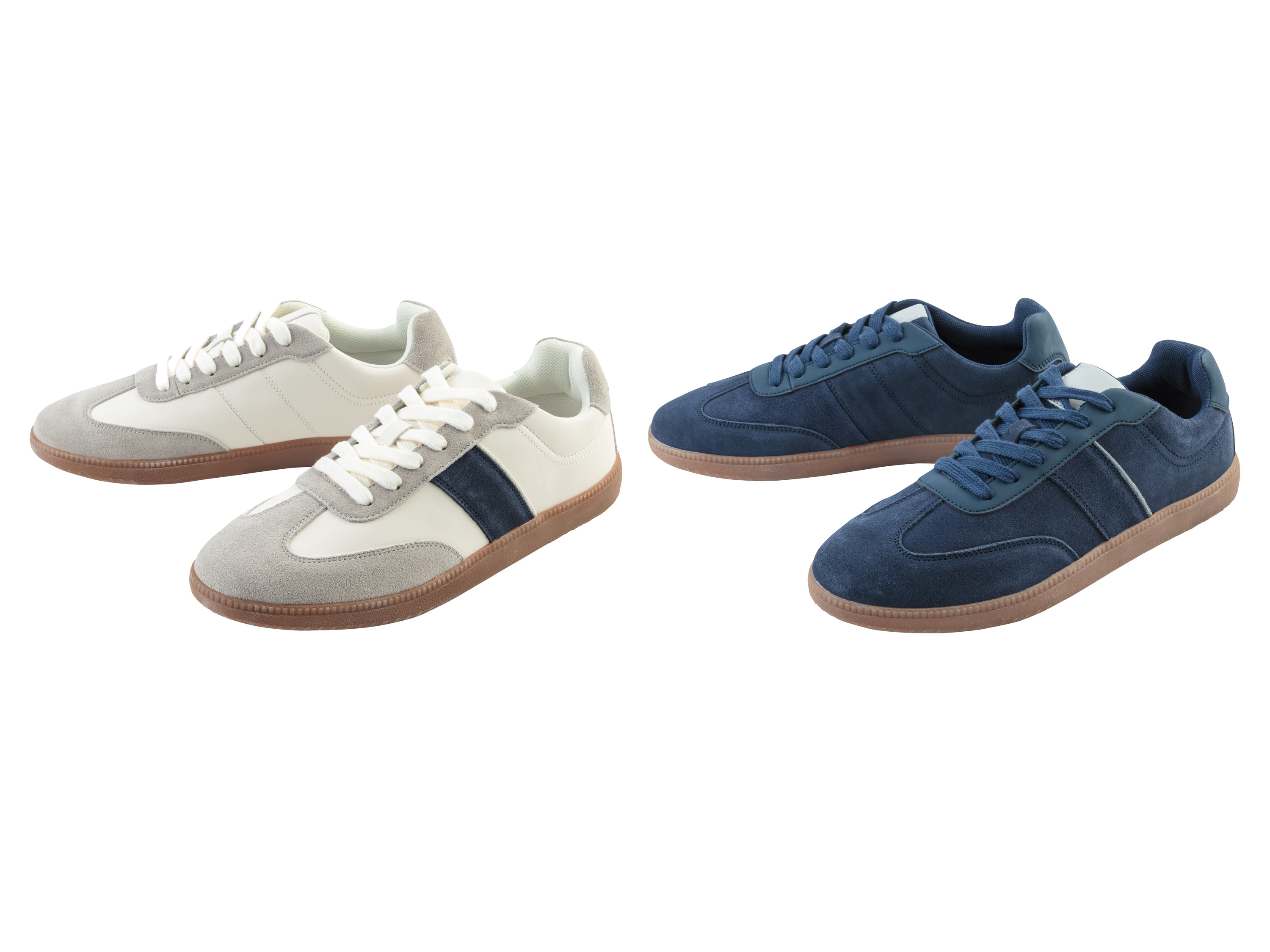 LIVERGY® Sneakers en cuir homme