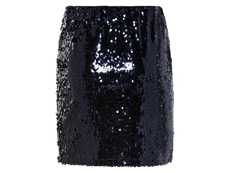 Une jupe noire à paillettes