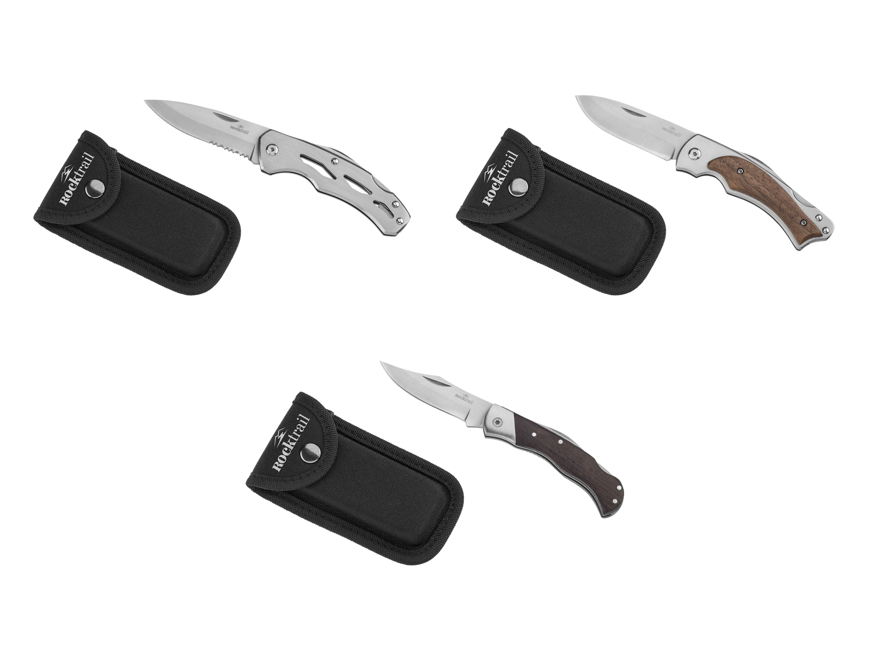 Rocktrail Couteau de poche avec étui ceinture