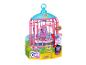 Une cage rose avec un jouet Lil' Bird interactif de Little Live Pets.