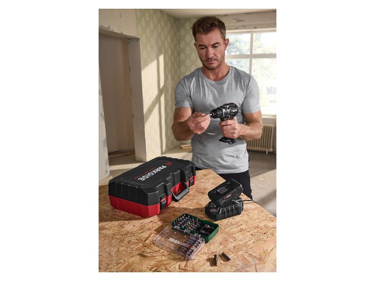 Perceuse-visseuse sans fil PARKSIDE PERFORMANCE 20 V avec batterie, chargeur et accessoires