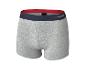 Boxers gris de Parkside avec un élastique rouge et bleu.