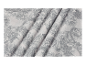 Tissu coton imprimé paisley gris clair.