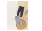 Deux leggings, un gris et un bleu marine.