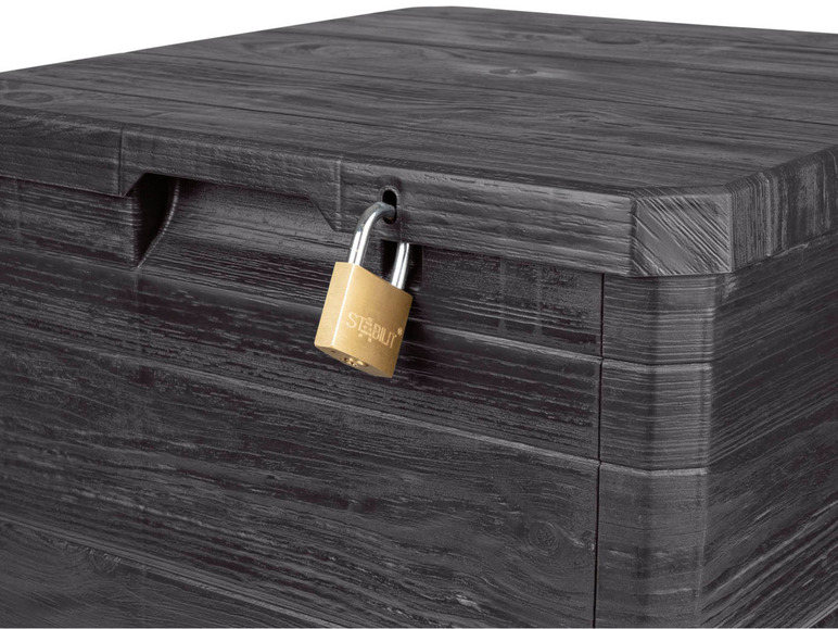 Aller en mode plein écran : LIVARNO home Coffre de jardin, cadenassable, 90 L, en plastique - Image 5