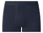 Boxer homme bleu marine avec ceinture élastique.