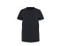 T-shirt basique noir à manches courtes pour femme.
