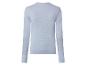 Pull bleu clair à manches longues, vue de dos