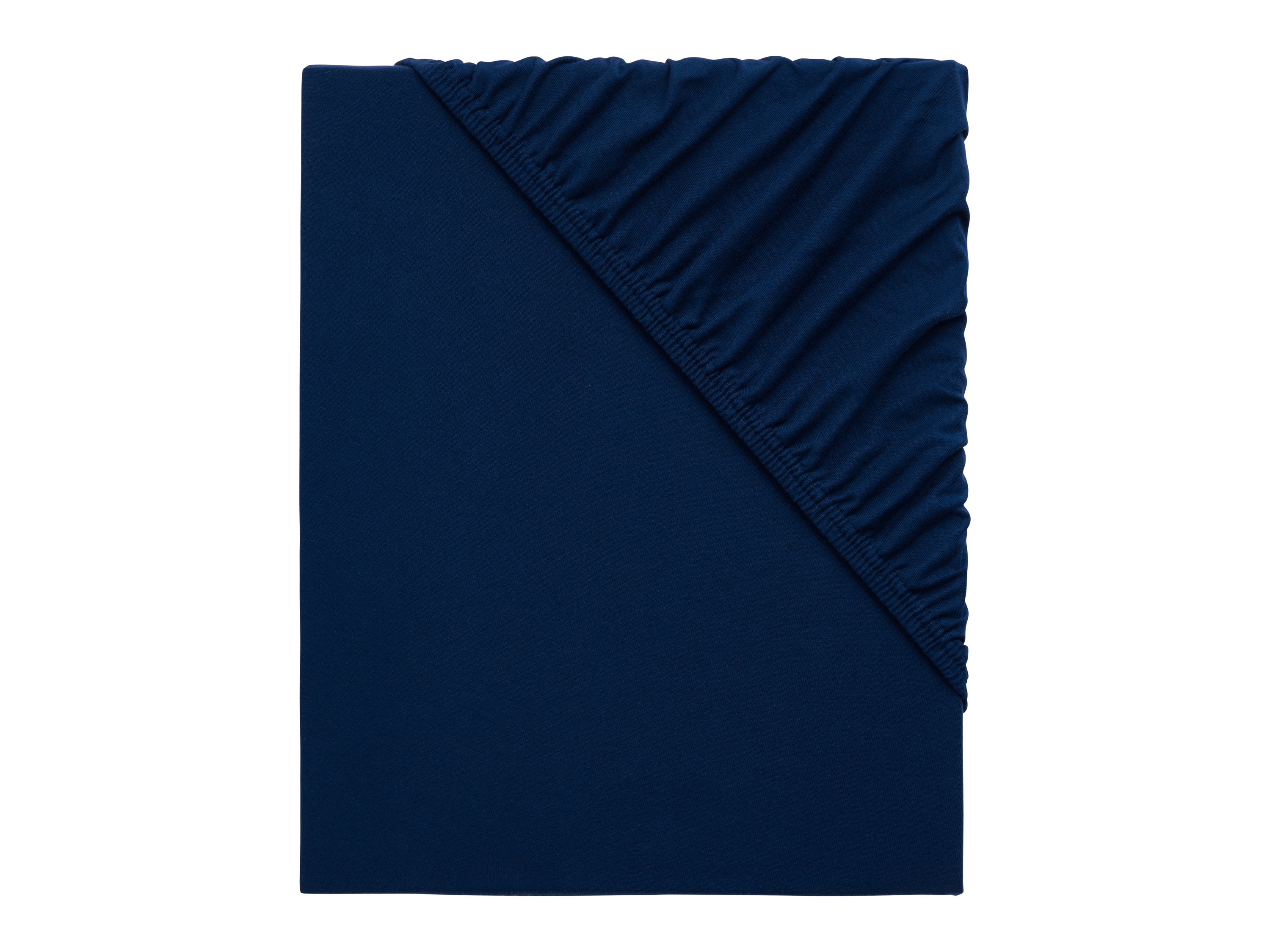Emma Drap-housse en jersey, 180-200 x 200 cm (bleu)