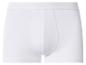 Caleçon boxer blanc en coton pour homme.