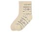 Chaussettes beiges avec un motif scandinave