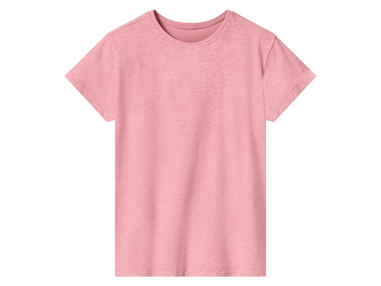 T-shirt Basique Fille TU En Coton Rose - Taille 6 Ans - Manches Courtes Col Rond