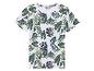 T-shirt à manches courtes à imprimé tropical.