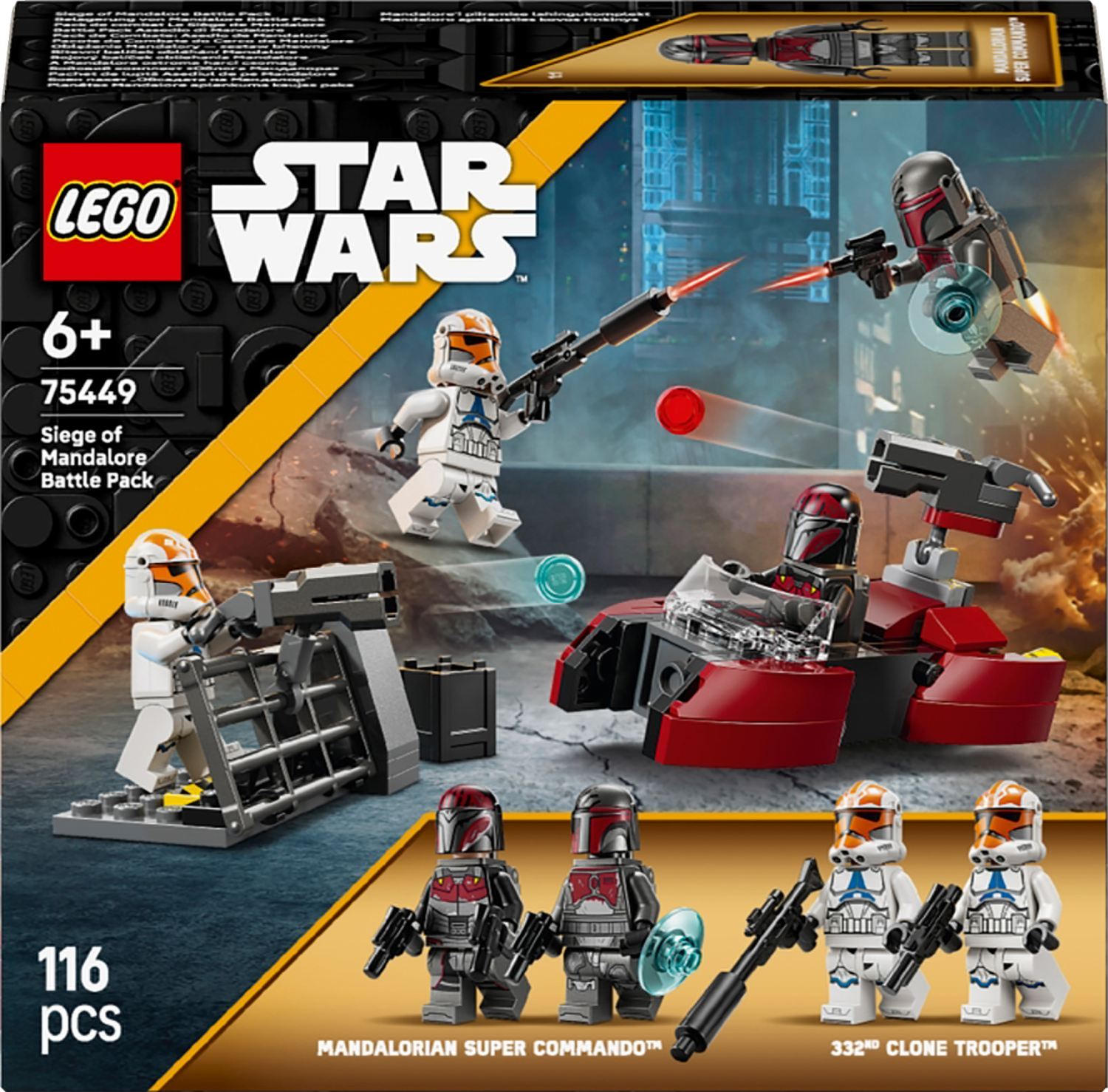 LEGO® Star Wars™ 75449 Pack de combat Le Siège de Mandalore