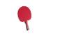 Raquette de ping-pong rouge Crivit.