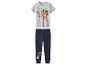 Pyjama enfant Pat' Patrouille : t-shirt gris et pantalon bleu marine.