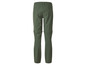Pantalon de randonnée vert avec jambes amovibles.