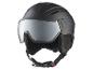 Casque de ski noir avec visière